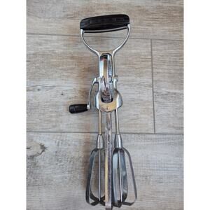 Vintage EKCO "Best" Hand Crank Mixer - Black Handle